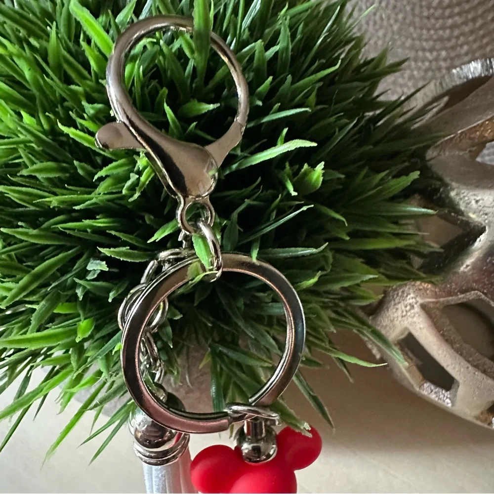 Mickey Mouse‎ Silicone Keychain with Tassel